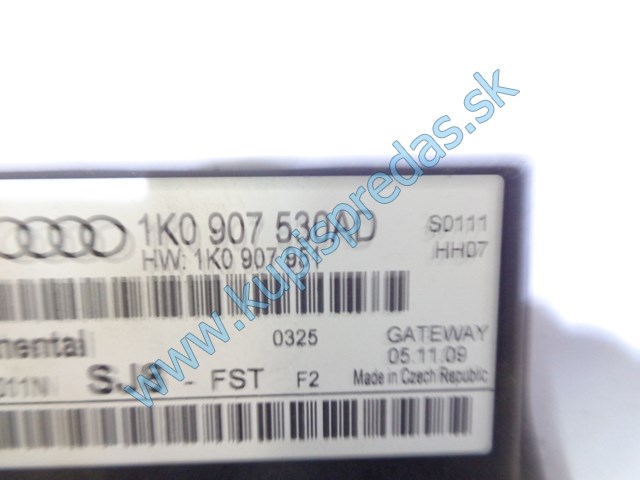 riadiaca jednotka gateway na vw volkswagen golf 6, 1K0907530AD